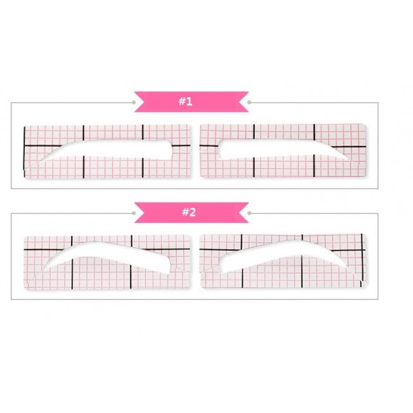 Трафарет для бровей Etude House My Beauty Tool Brow Band #1 8 пар (8806199472633)