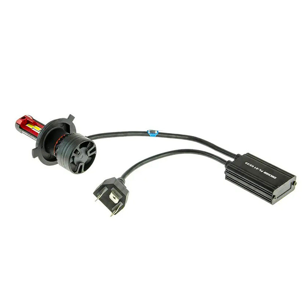 Лампа світлодіодна Decker LED PL-01 H4 5000K 10000LM 2 шт Білий (1511762030)