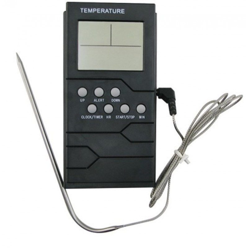 Цифровий термометр ThermoFood TP-800 з віддаленим зондом до 300 ° C (48082)