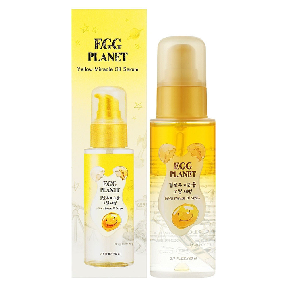 Двухфазная сыворотка-масло для волос Daeng Gi Meo Ri Egg Planet Yellow Miracle Oil Serum 80 мл (8807779097697)