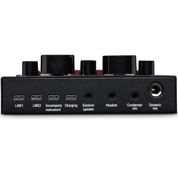Звуковой аудио микшер UKC V8 Bluetooth Black (2091116724)