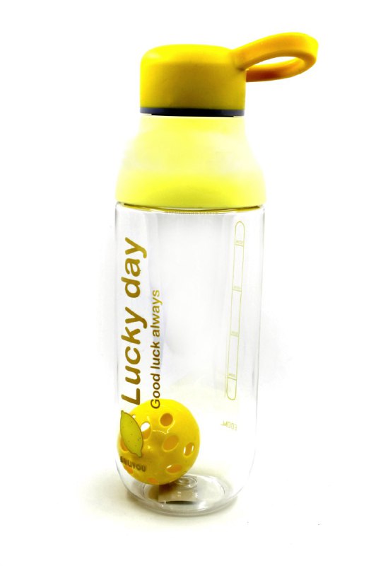 Пляшка для напоїв Lucky day 500 мл Жовта (200840)