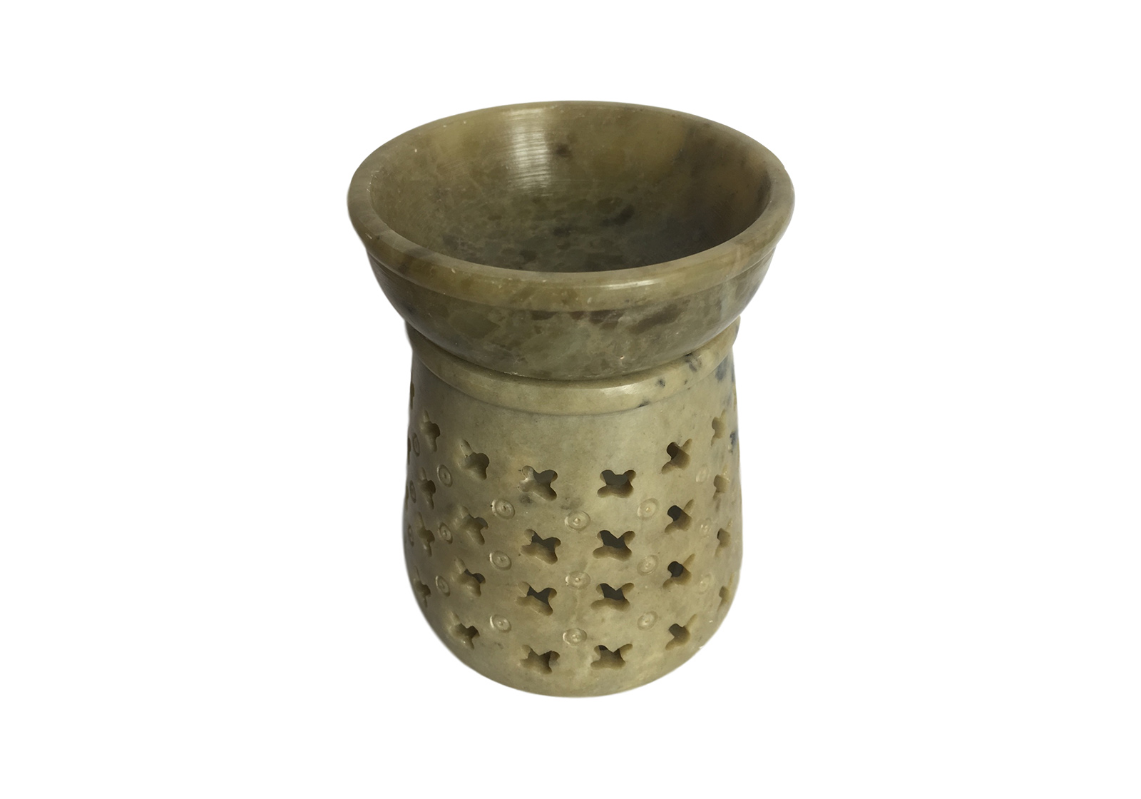 Каменная аромалампа для эфирных масел 10х7.5х7.5 см (508) Pashan Kala