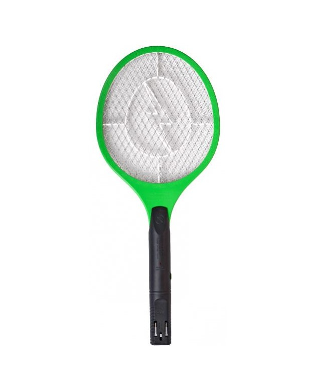 Электрическая мухобойка Mosquito Rechargeable hitting Swatter Черно-зеленый