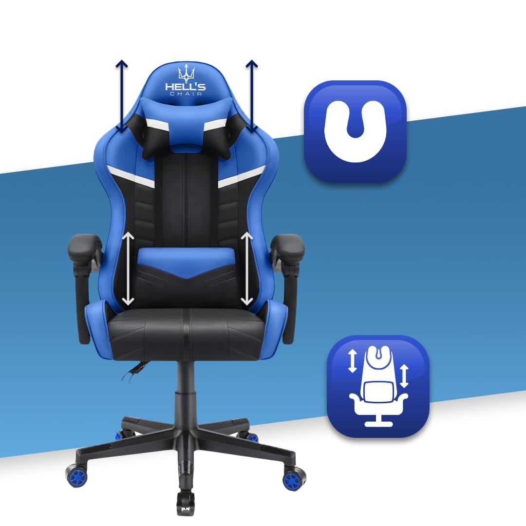 Комп'ютерне крісло Hell's Chair HC-1004 Blue