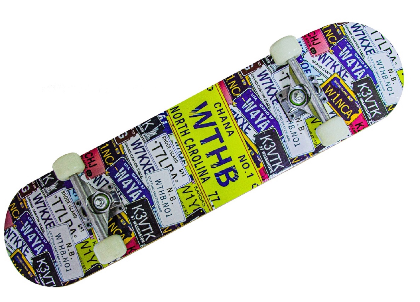 Скейтборд деревянный Sport Series Numbers 78 х 20 см Multicolor (970826683)