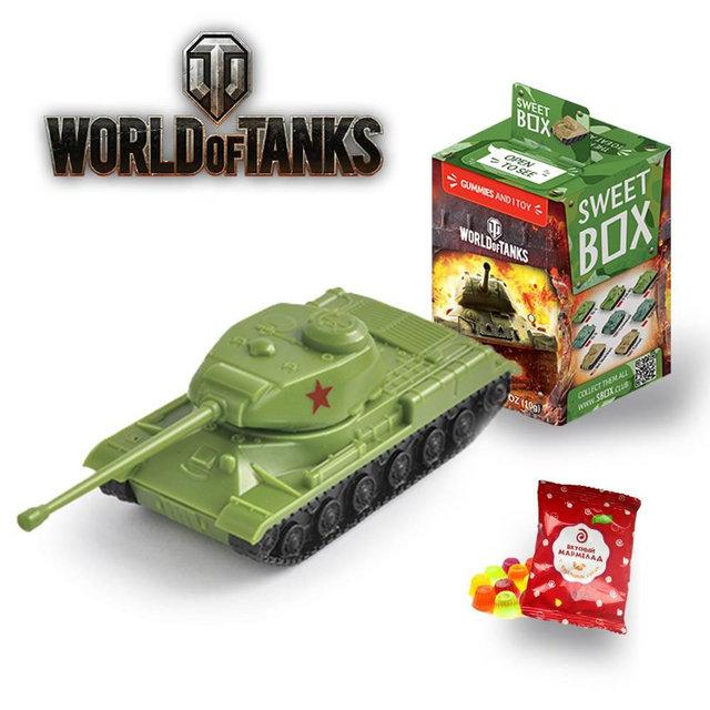 Sweet Box WORLD OF TANKS Мармелад з іграшкою Танк у коробочці