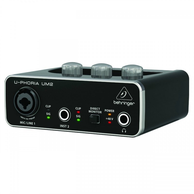 Аудіоінтерфейс Behringer U-Phoria UM2 Black (PL00662)