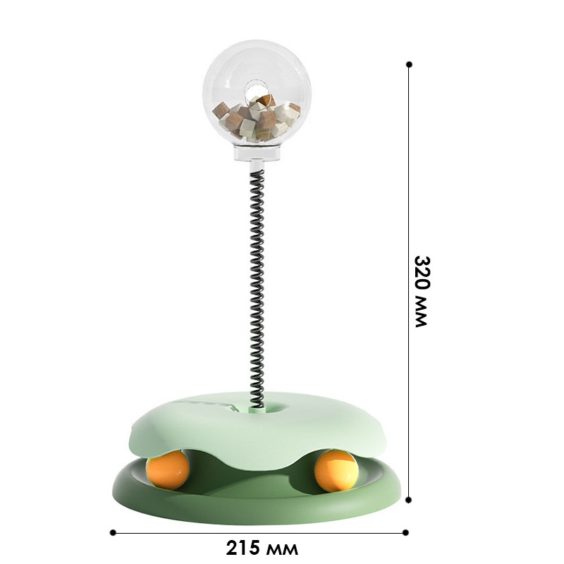Интерактивная игрушка-кормушка Lesko DT992 Green 13224-84237