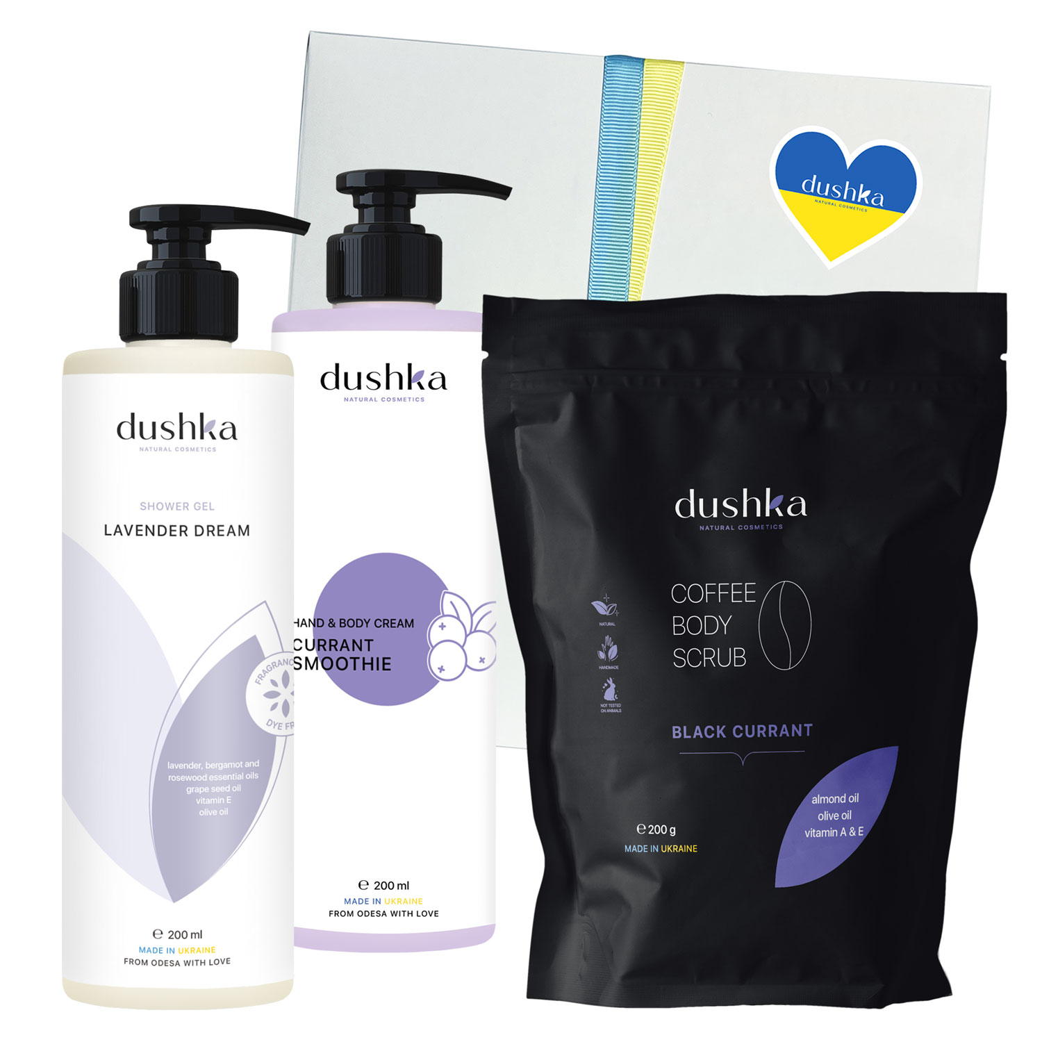 Подарочный набор Dushka  "Purple Beauty" 600 мл