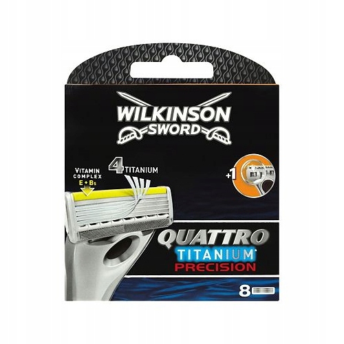 Змінні касети Wilkinson Sword Quattro Titanium Precision 8 шт (01601)