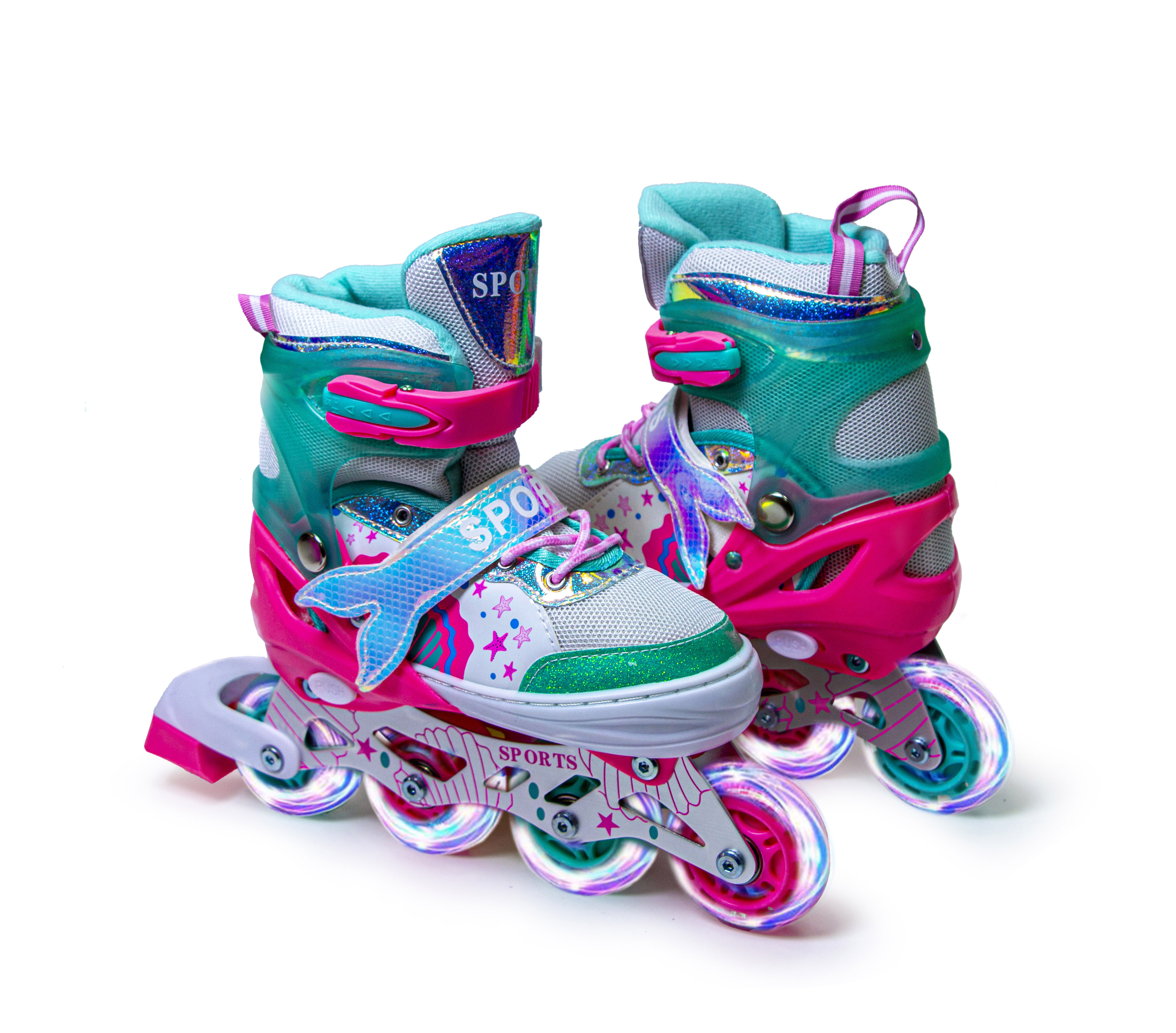 Раздвижные ролики Scale Sports 34-37 Tiffani Mermaid (1002424593)