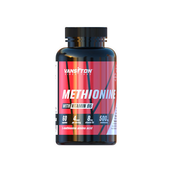 Метионин для спорта Vansiton Methionine 500 mg 60 Caps