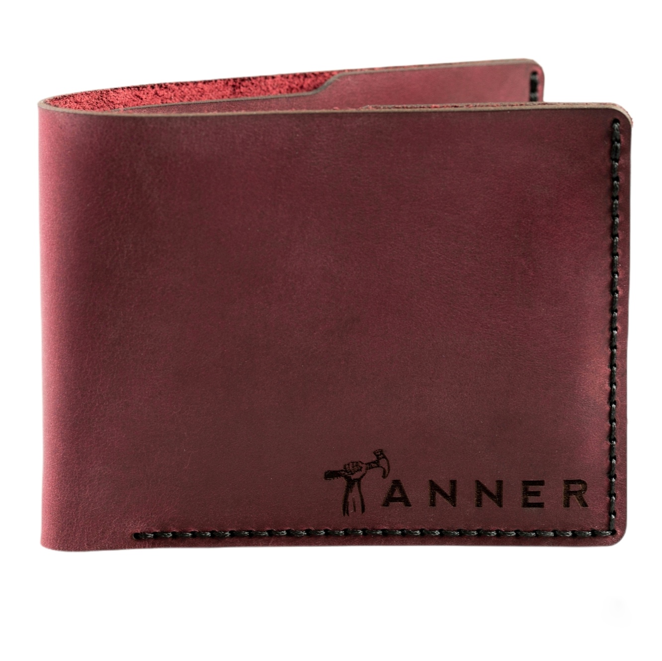 Гаманець Tanner Wallet Coins 12 х 9,5 см Бордовый