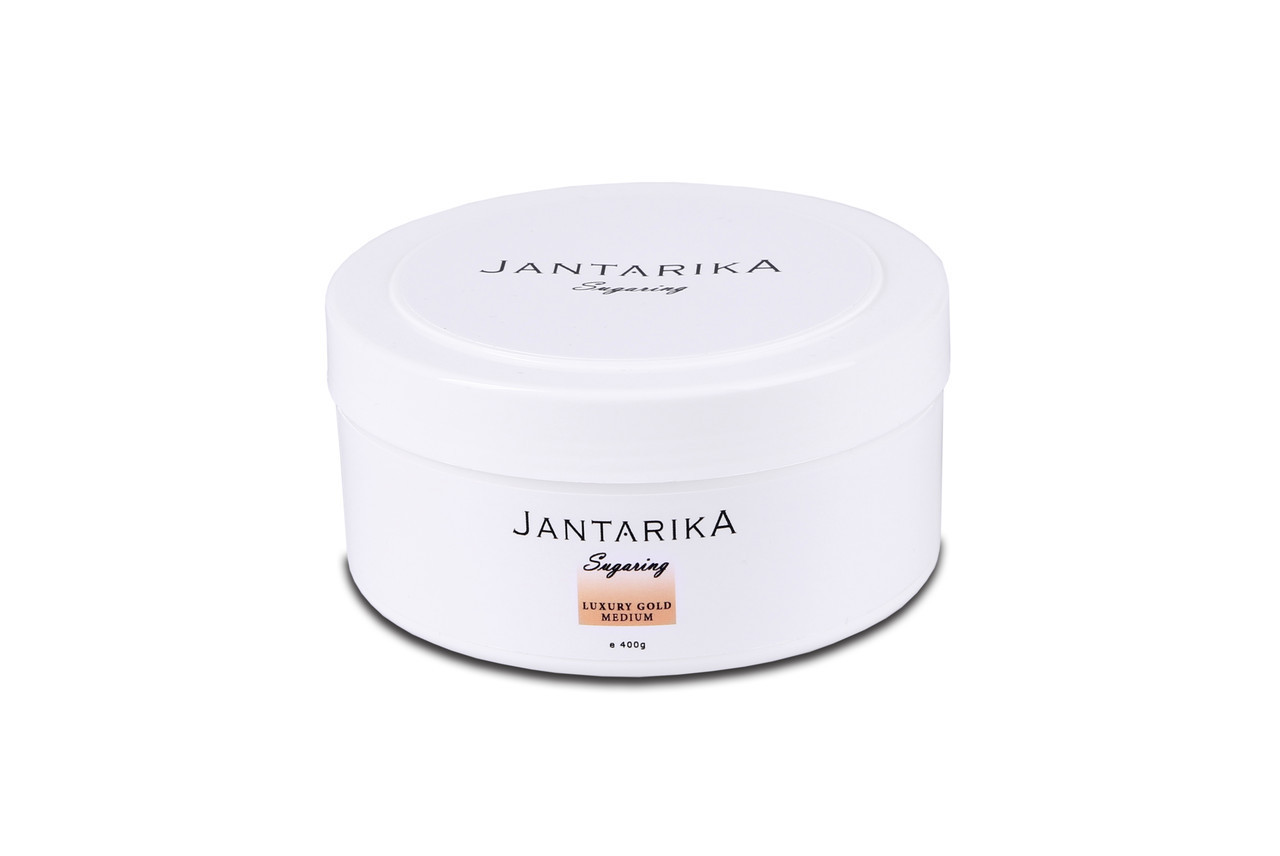Цукрова паста для шугарингу JANTARIKA LUXURY Gold Medium 400 г (hub_kYAS98019)