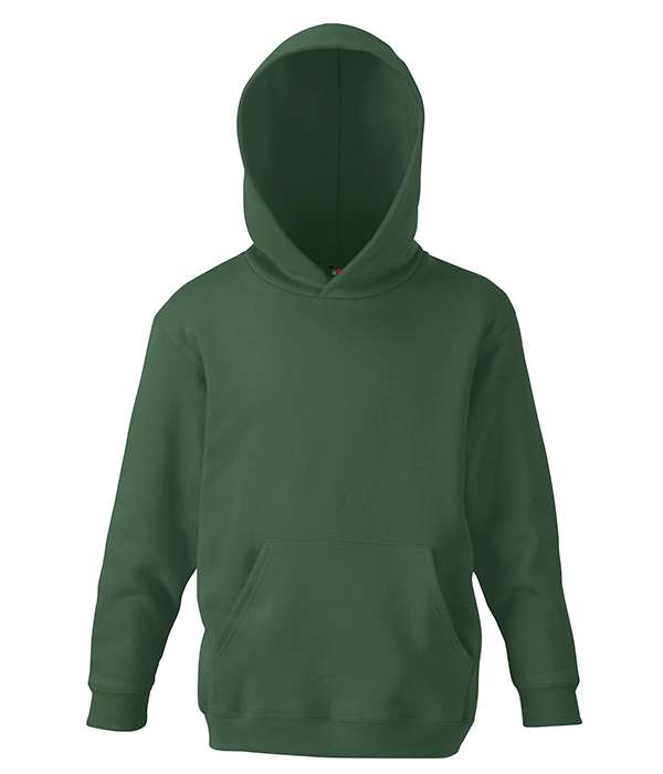 Худі Fruit of the loom hooded sweat Kids 128 см Темно-зелений (62-043-0)
