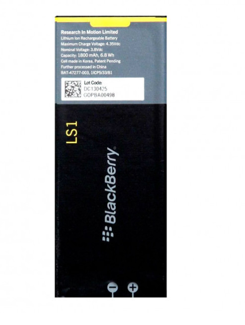 Аккумуляторная батарея BlackBerry Z10 / LS1
