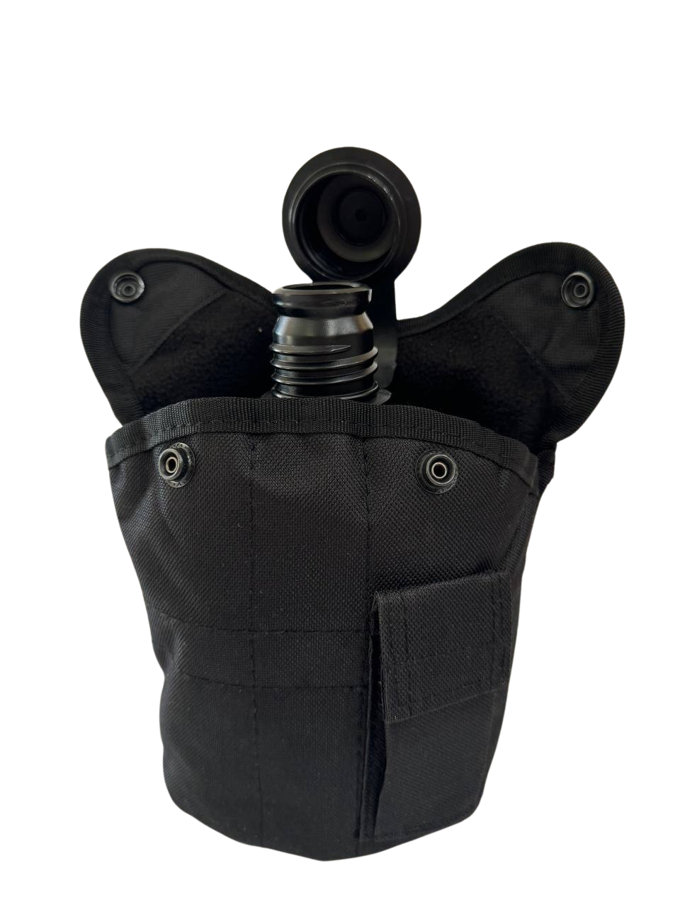 Фляга тактическая с чехлом Solve NATO 1 л Black KT6003902