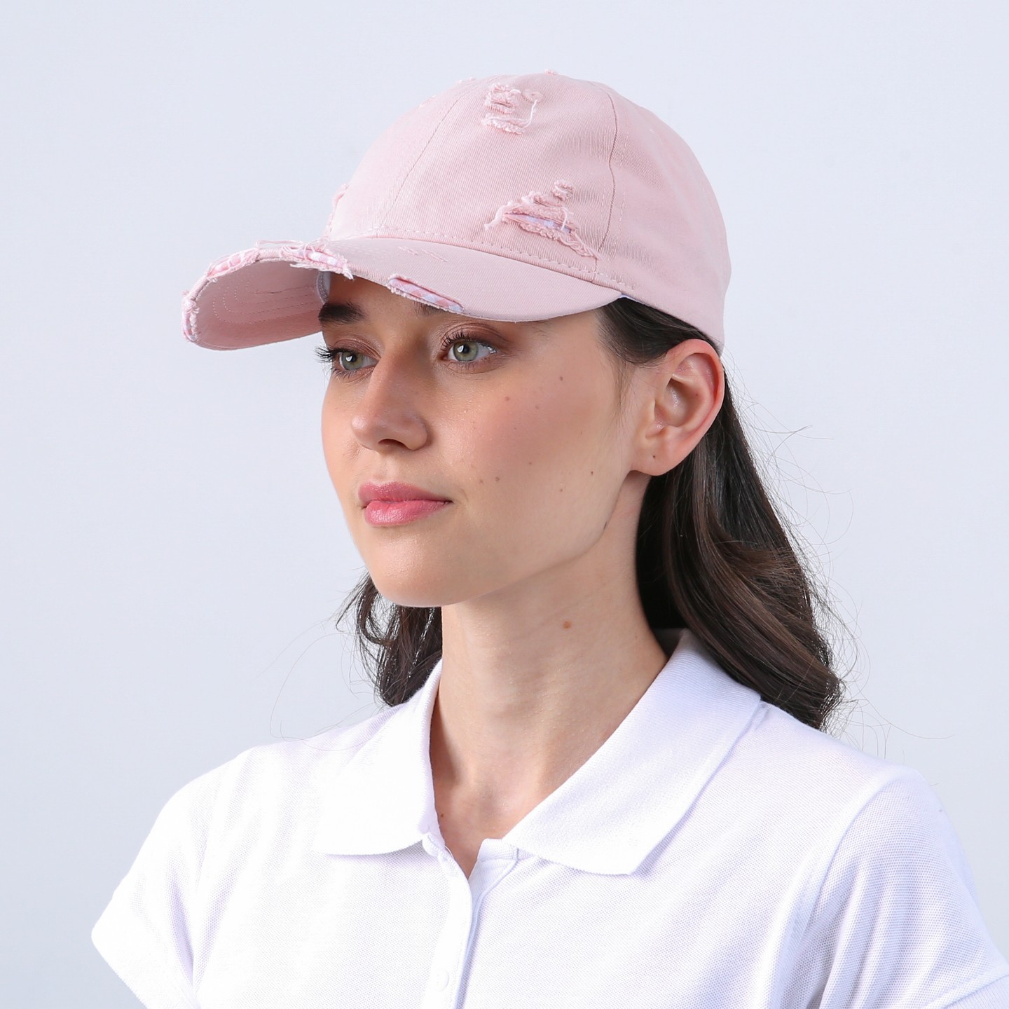 Бейсболка з регулятором жіноча LuckyLOOK Гепн One Size Рожевий 808-508