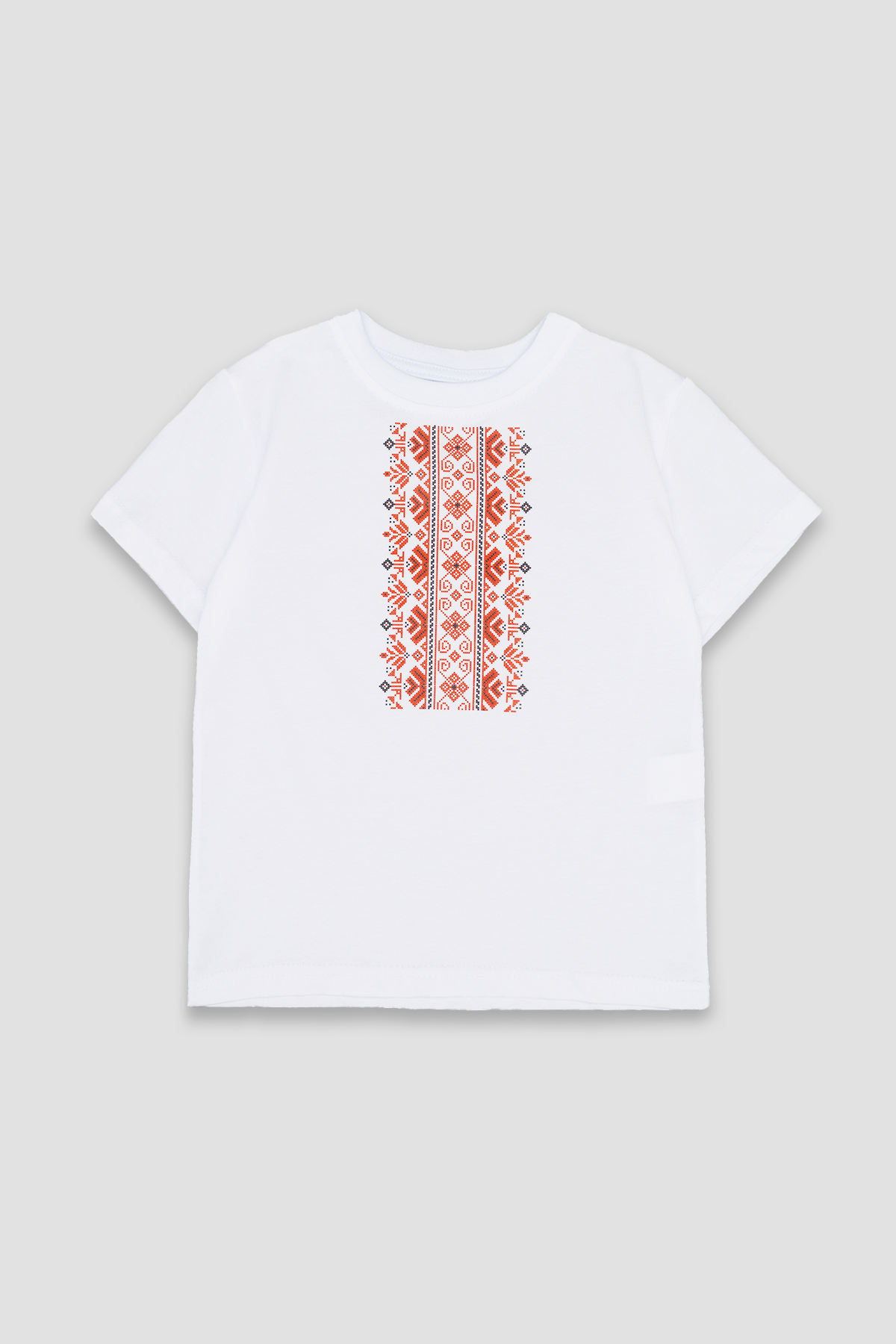 Вышиванка с коротким рукавом для мальчика No Brand 116 см Белый ЦБ-00251118 (SKT000995650)