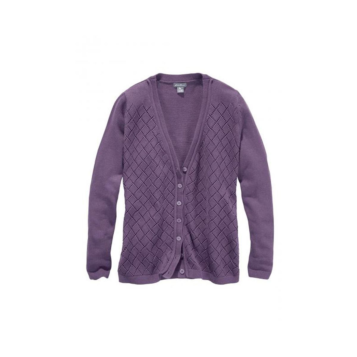 Кардиган Eddie Bauer Women Cardigan mit Ajour-Strick S Фіолетовий (GR1630RLI)