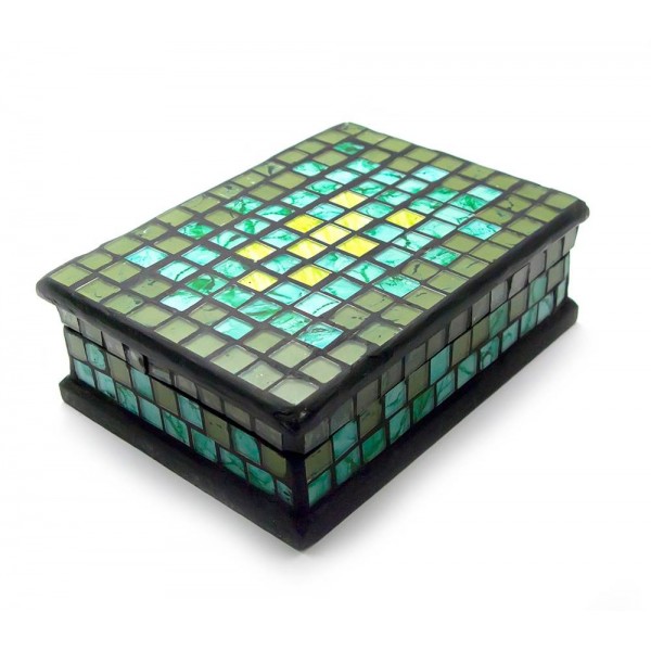 Скринька для прикрас мозаїчна 18х13х5,5 см (47023)