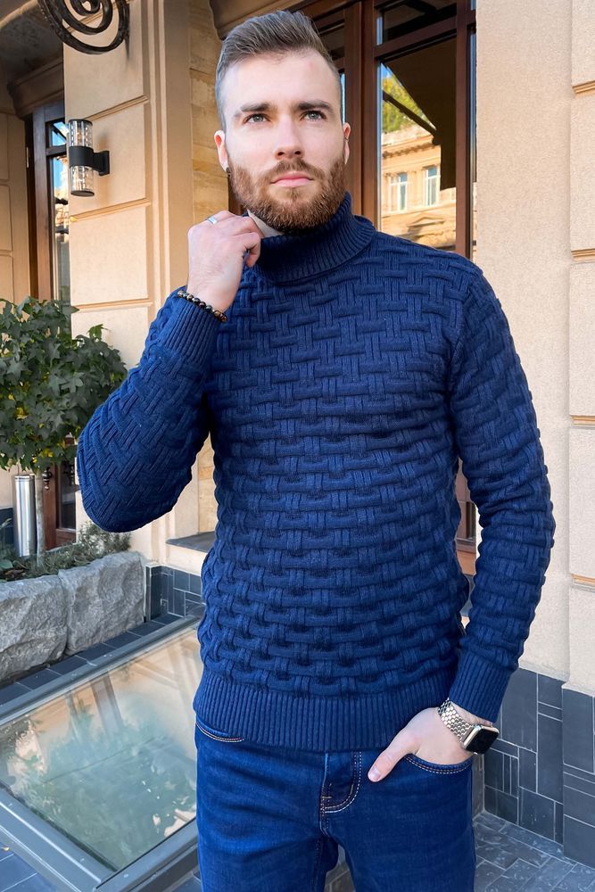 Свитер мужской AGER Темно-синий 161R602 XXL (70757_70771)