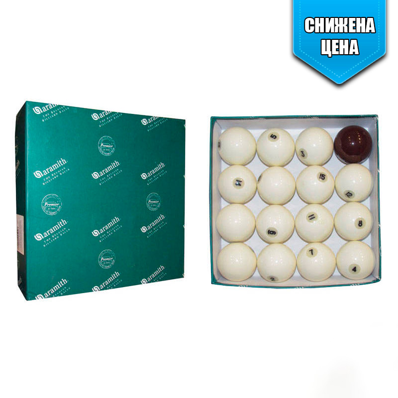 Шары для бильярда Арамит Aramith POOL SET KS-1951 d-70мм, в компл. 16 шаров Белый
