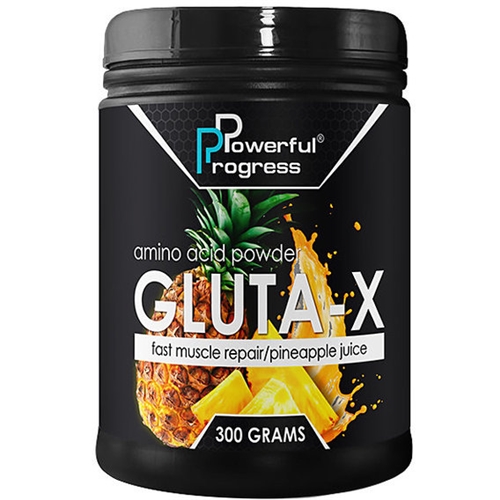 Глютамин для спорта Powerful Progress Gluta Х 300 g /30 servings/ Pineapple