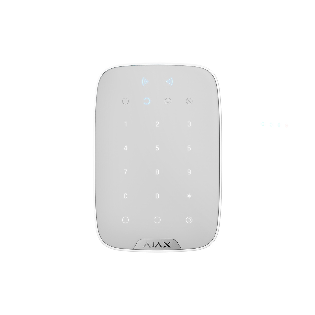 Беспроводная сенсорная клавиатура Ajax KeyPad Plus белая