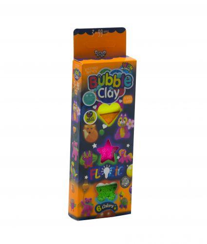 Набор для лепки Danko Toys Bubble Clay Fluoric (укр) BBC-FL-6-02U