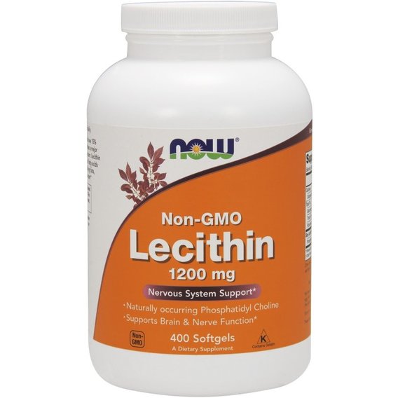 Лецитин NOW Foods Lecithin 1200 mg 400 Softgels