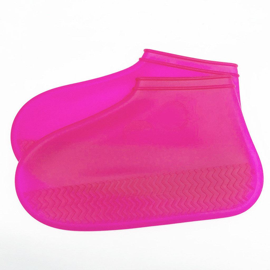 Чехлы бахилы для обуви Yourstep силиконовые от воды/грязи L Pink (kz136-hbr)
