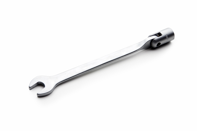 Ключ ріжково-накидний СИЛА шарнірний CrV 11 мм (031058)