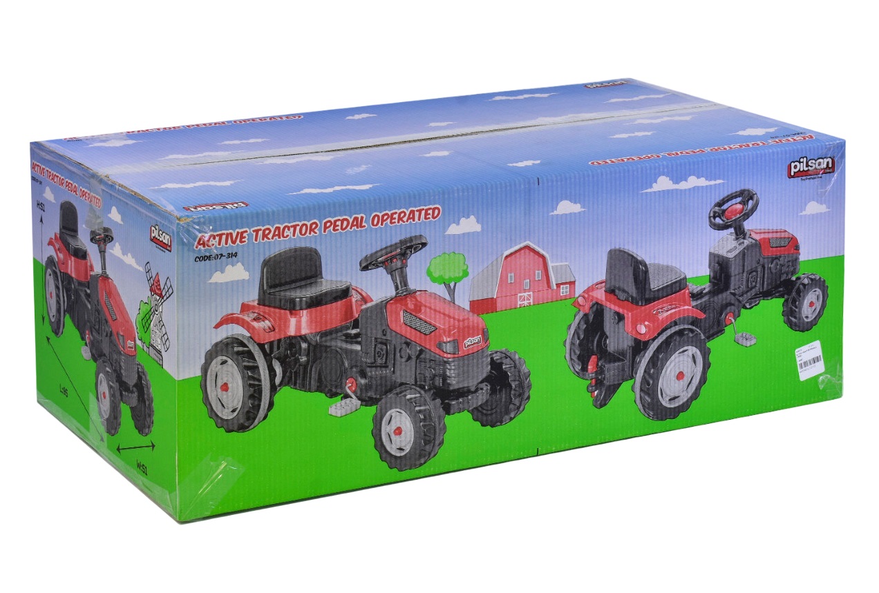 Трактор педальный Pilsan 95 х 51 х 51 см Red (76478)