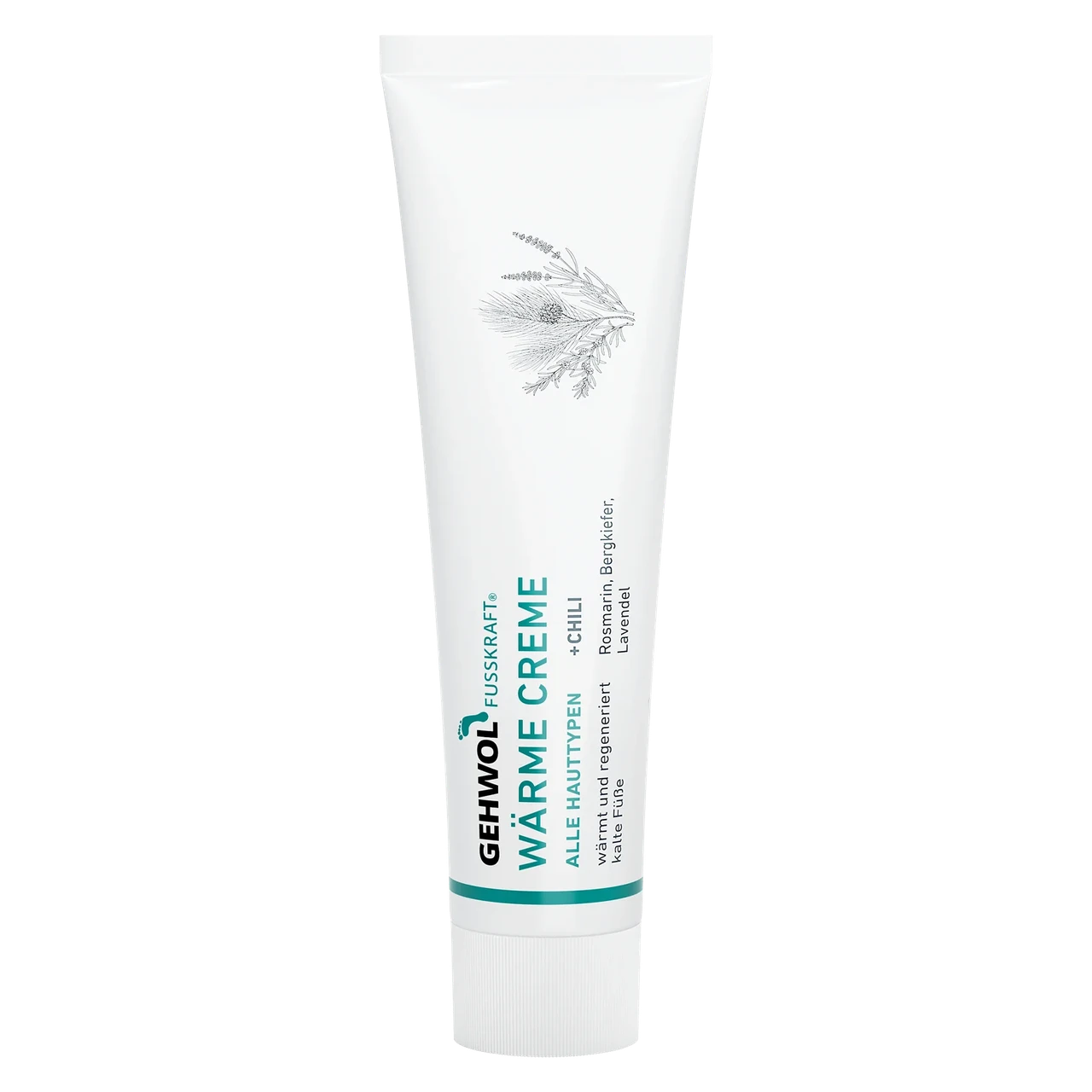 Червоний бальзам для сухої шкіри ніг Gehwol Fusskraft Warming Cream 125 мл