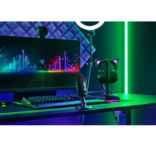 Микрофон для подкастов Razer Seiren V2 Черный (2092418991)