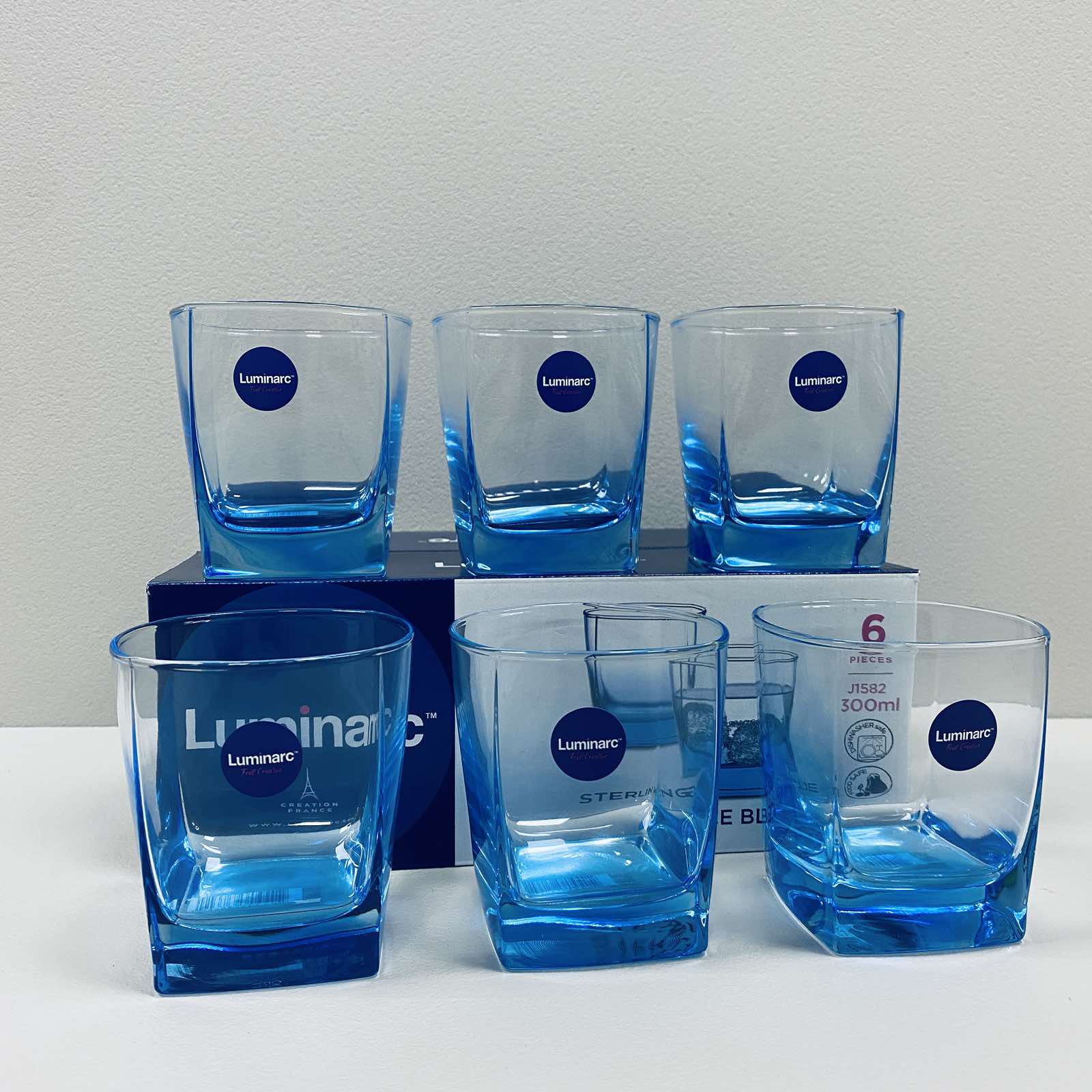 Набор стаканов Luminarc Sterling Ice Blue J1582 6 шт 300 мл