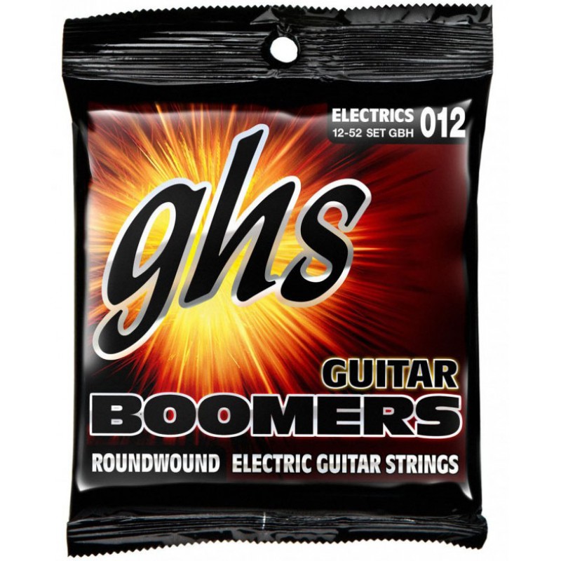 Струны для электрогитары GHS GBH Boomers Heavy Electric Guitar Strings 12/52