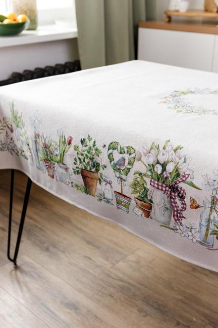 Скатерть Garden Прованс Бежевый 95x100cм (8784)