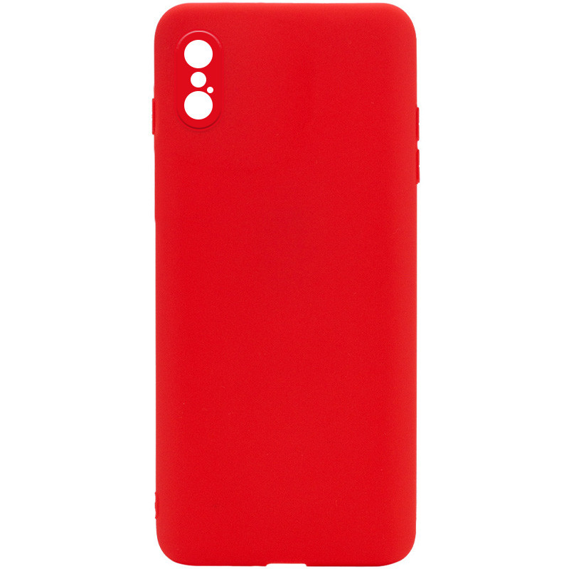 Силиконовый Чехол Candy Full Camera для iPhone XS (5.8) (Красный / Red) 1130613