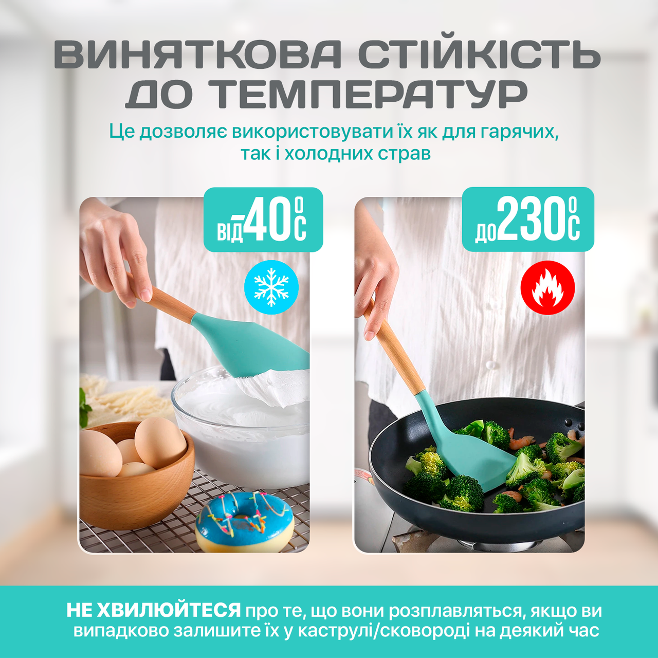 Набор кухонных принадлежностей Kitchen Set 12 предметов (11 шт + подставка) Мятный (KS-12M)