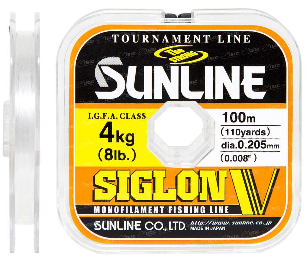 Леска Sunline Siglon V 100м 0,205мм 4кг/8lb