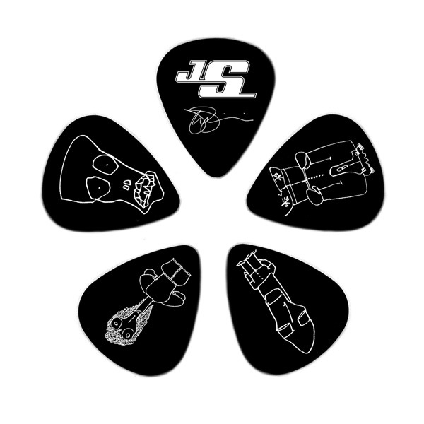 Медиаторы D'Addario 1CBK6-10JS Joe Satriani Signature Guitar Picks 1.0 mm (10 шт.)