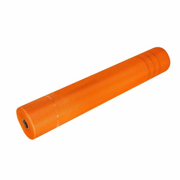 Армуюча скловолоконна сітка BAUMEISTER 160A 1*50 м 160 г/м2 ORANGE
