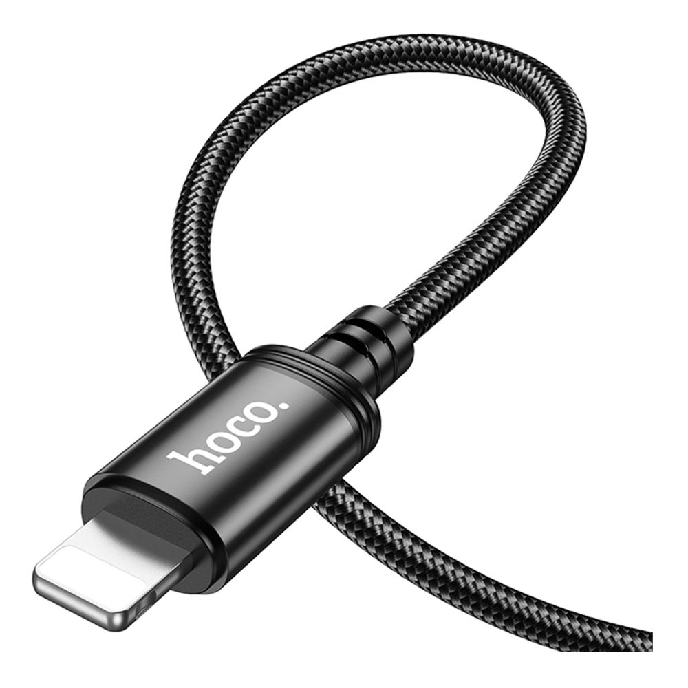 Кабель синхронизации Hoco X89 Wind USB-A to Lightning 2.4A 2m Black (36893_3609479)