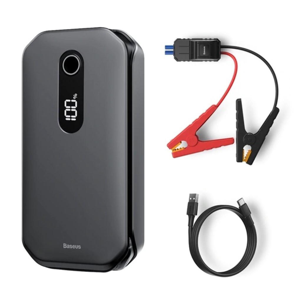 Пусковий пристрій Baseus Super Energy Car Jump Starter PRO 1000А 12000 mAh Чорний