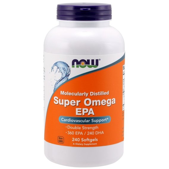 Омега 3 NOW Foods Super Omega EPA 1200 mg 360/240 240 Softgels