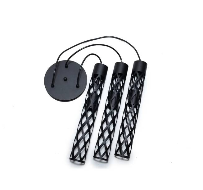Светильник подвесной MSK Electric Flow в стиле лофт на круглом основании NL 6041-3R BK