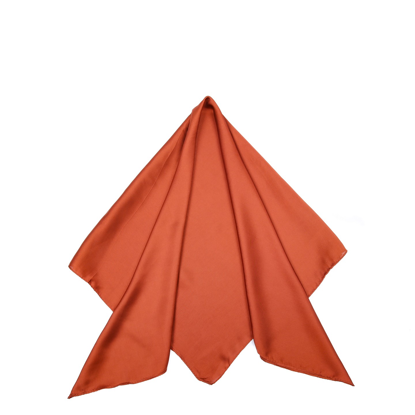 Платок женский однотонный LuckyLOOK Rosemary 70x70 см Коричневый 748-033
